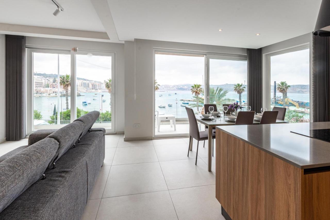 Seafront Luxury Apartment St. Paul's Bay Exteriér fotografie